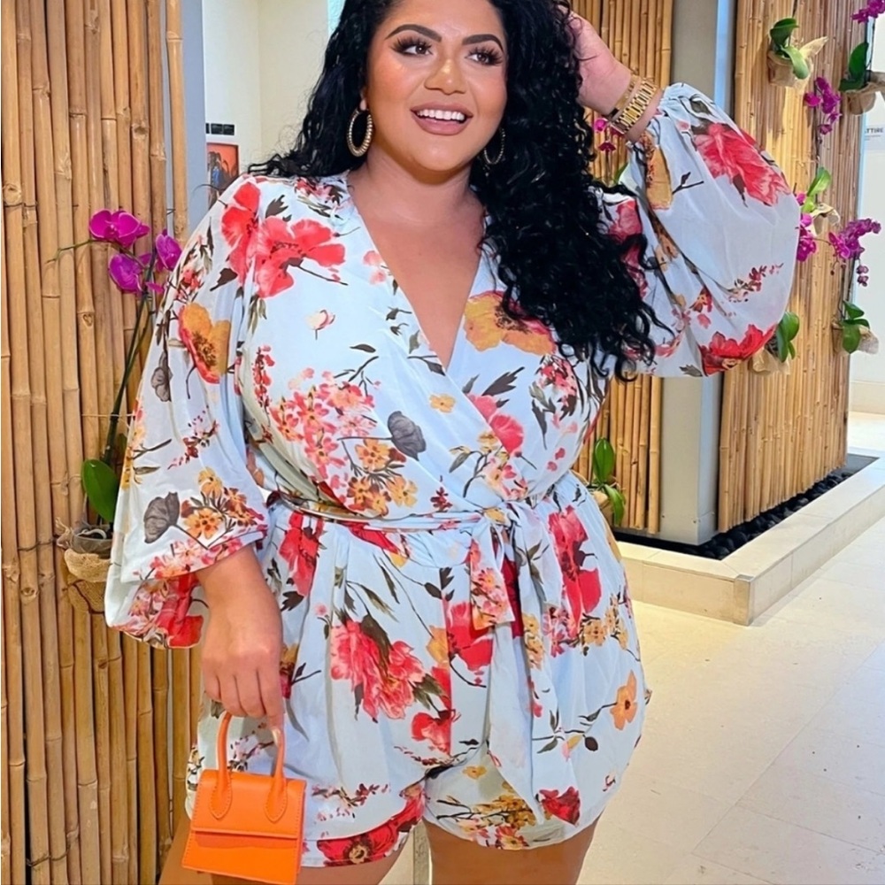 Feeling Fine Floral Romper
